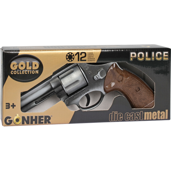 GONHER 127/1 GC METALOWY REWOLWER POLICYJNY 12 NAB
