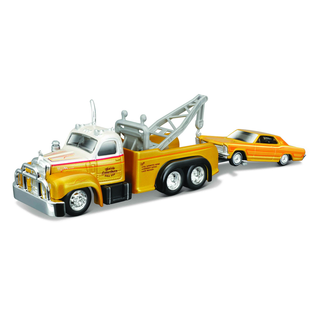 MAISTO 15055 1953 MACK B-61+1965 BUICK RIVIER.1/64