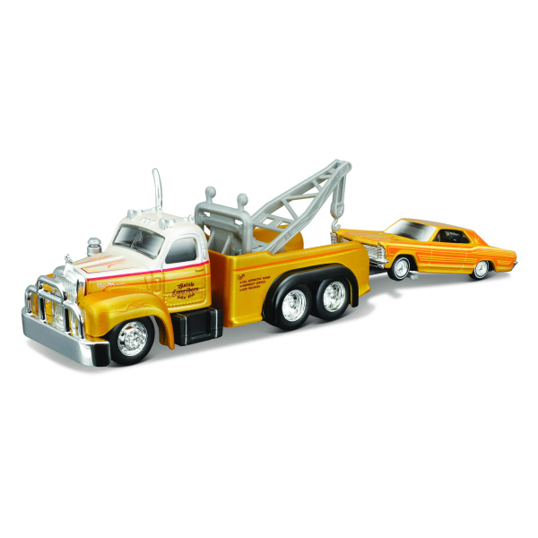 MAISTO 15055 1953 MACK B-61+1965 BUICK RIVIER.1/64