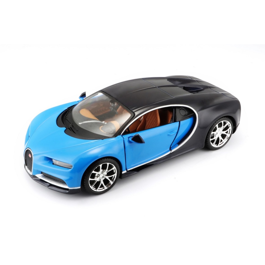 MAISTO 31514 BUGATTI CHIRON NIEBIESKO-CZARNY 1/24