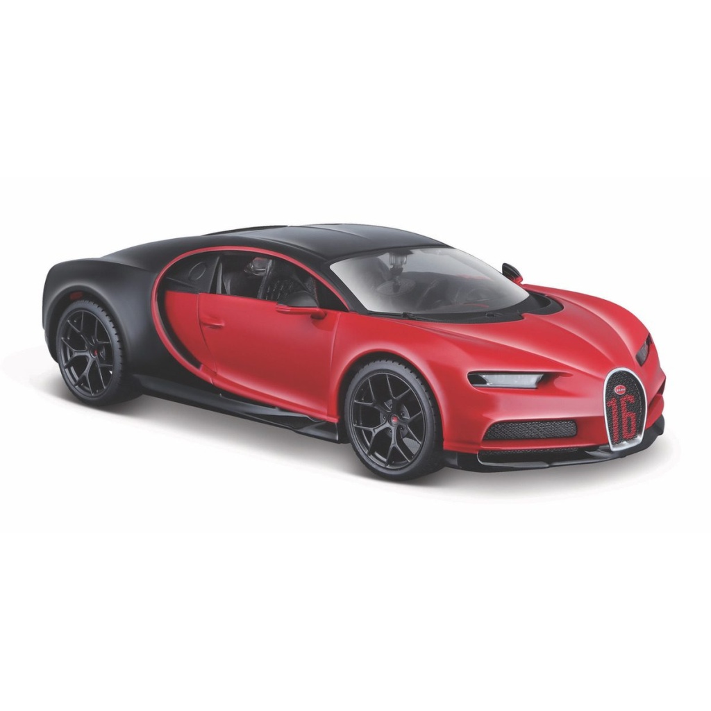 MAISTO 31524 BUGATTI CHIRON SPORT CZAR-CZERW.1/24