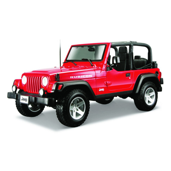 MAISTO 31663 JEEP WRANGLER RUBICON CZERWONY 1/18
