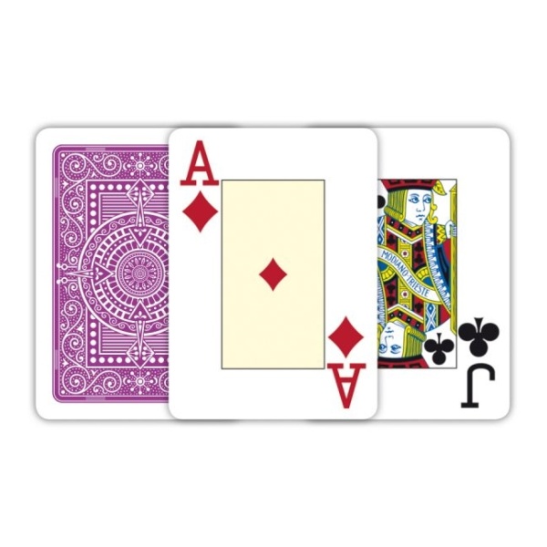 MODIANO KARTY TEXAS POKER JUMBO INDEX PLASTIC FIOL