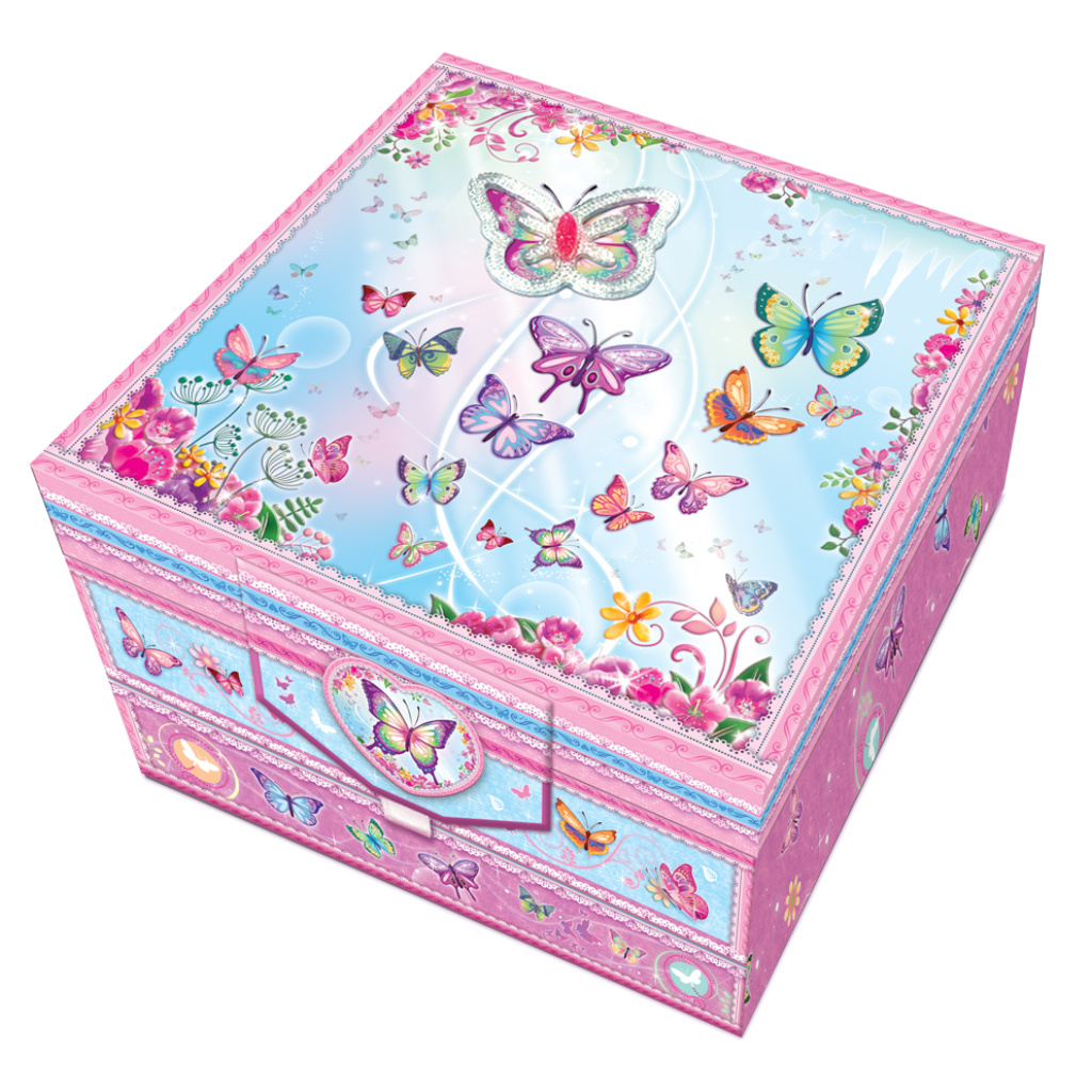 PECOWARE 178BG ZESTAW W PUDEŁKU Z SZUFL. MOTYLKI