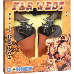 GONHER 147/0 ZESTAW 2 MET.REWOLWERY KOWB. Z KABURĄ