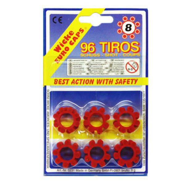 GONHER 96/08N NABOJE DO BĘBENKA 8-STRZAŁ.(96 SZT.)