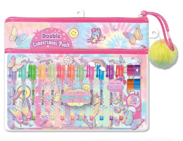 HOT FOCUS 12 DŁUGOPISÓW ŻELOWYCH MOTYLKI HOT FOCUS 12 DŁUGOPISÓW ŻELOWYCH MOTYLKI