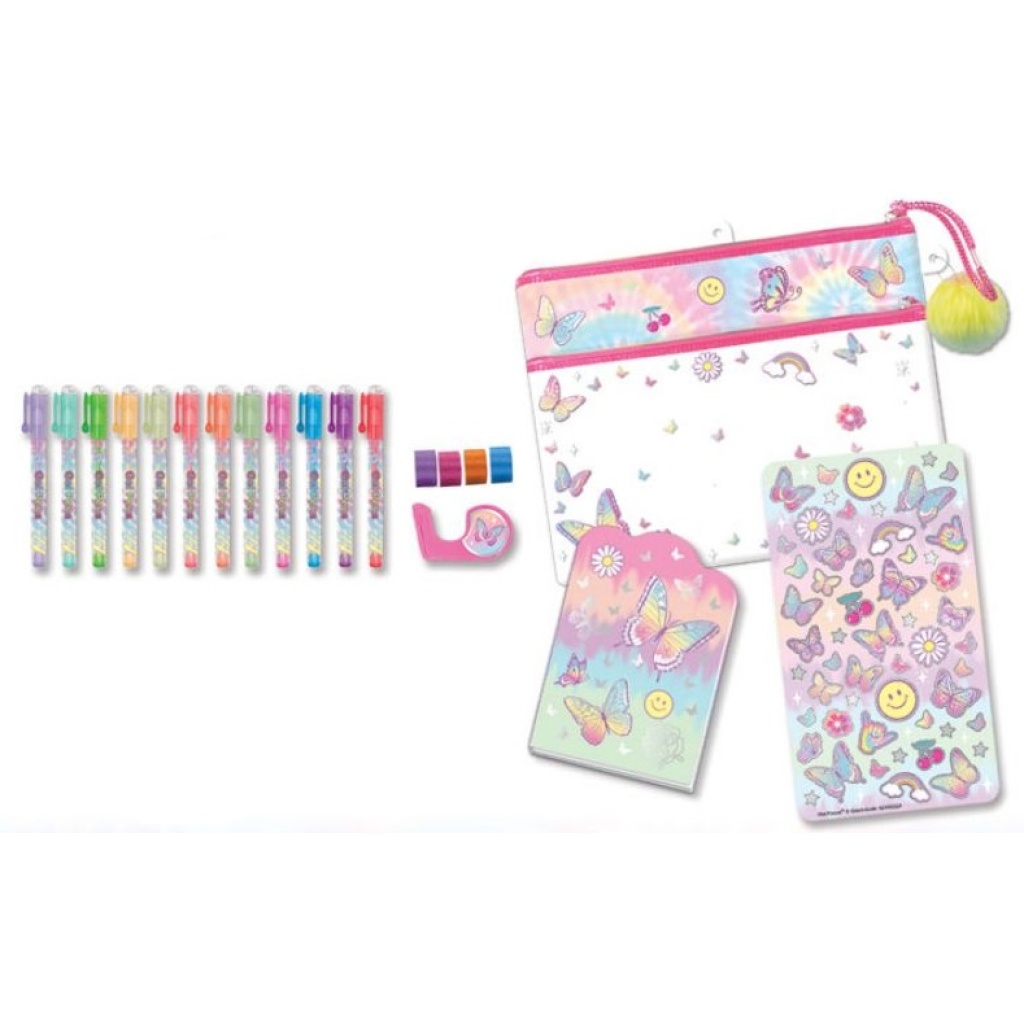 HOT FOCUS 12 DŁUGOPISÓW ŻELOWYCH MOTYLKI