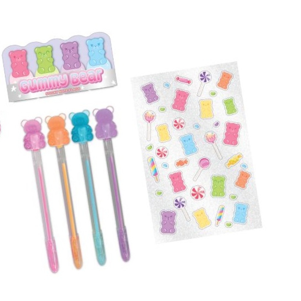 HOT FOCUS DŁUGOPISY ŻELOWE MISIE ŻELKI