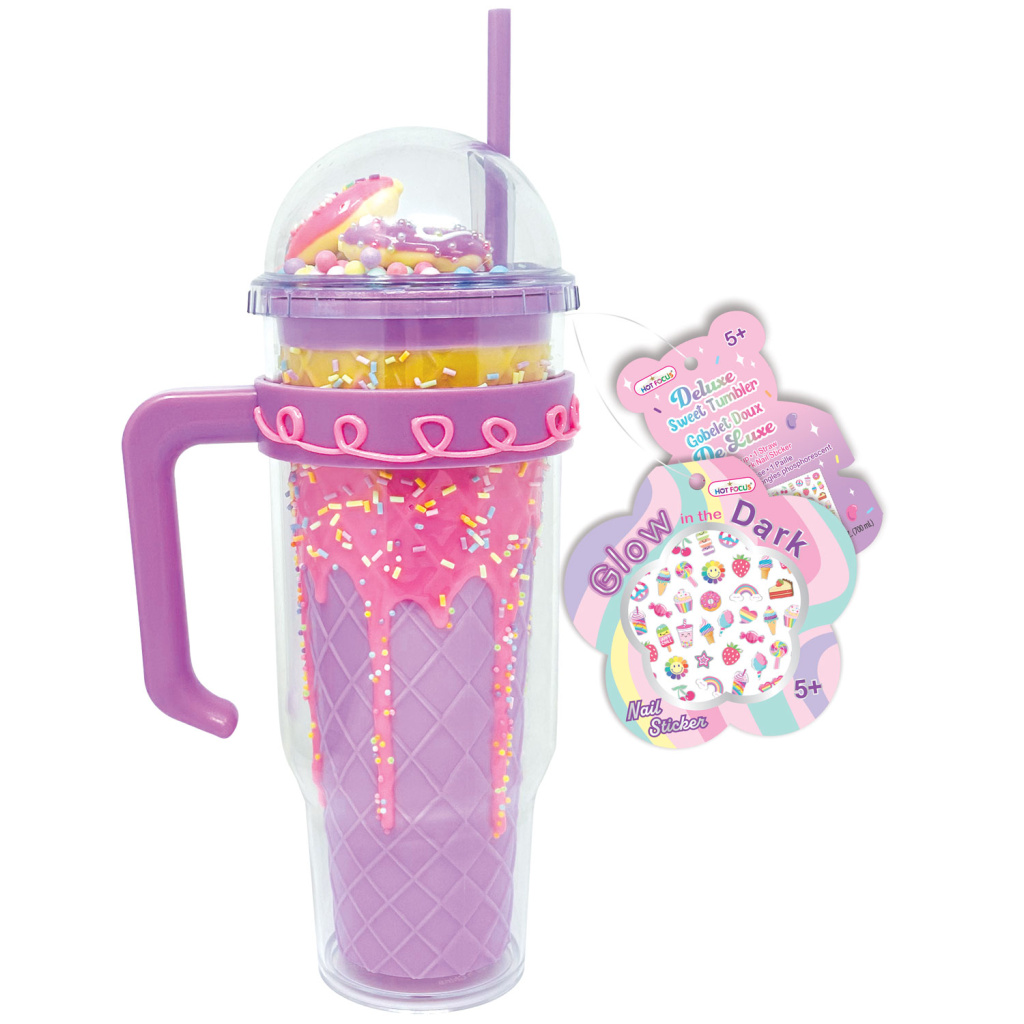 HOT FOCUS KUBEK Z UCHWYTEM PĄCZKI FIOLET