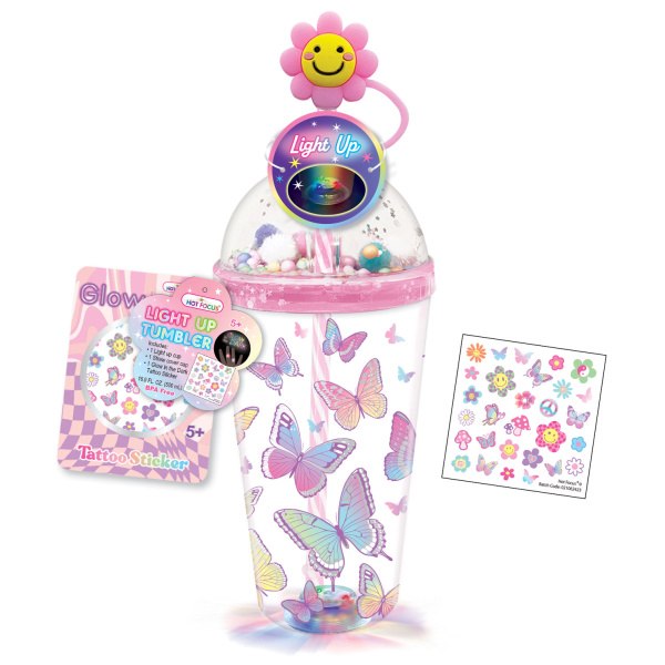 HOT FOCUS KUBEK ZE ŚWIATEŁKIEM MOTYLKI