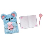 HOT FOCUS PAMIĘTNIK FUTRZANY Z DŁUGOPISEM KOALA