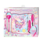 HOT FOCUS PAMIĘTNIK Z LAMPKĄ I DŁUGOPISEM MOTYLKI