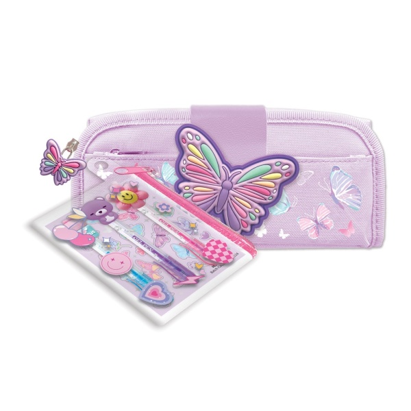 HOT FOCUS PIÓRNIK + DŁUGOPISY ŻELOWE MOTYLEK