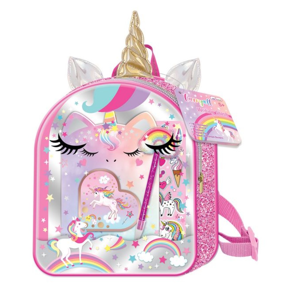 HOT FOCUS PRZYBORY DO PISANIA W PLECACZ.JEDNOROŻEC