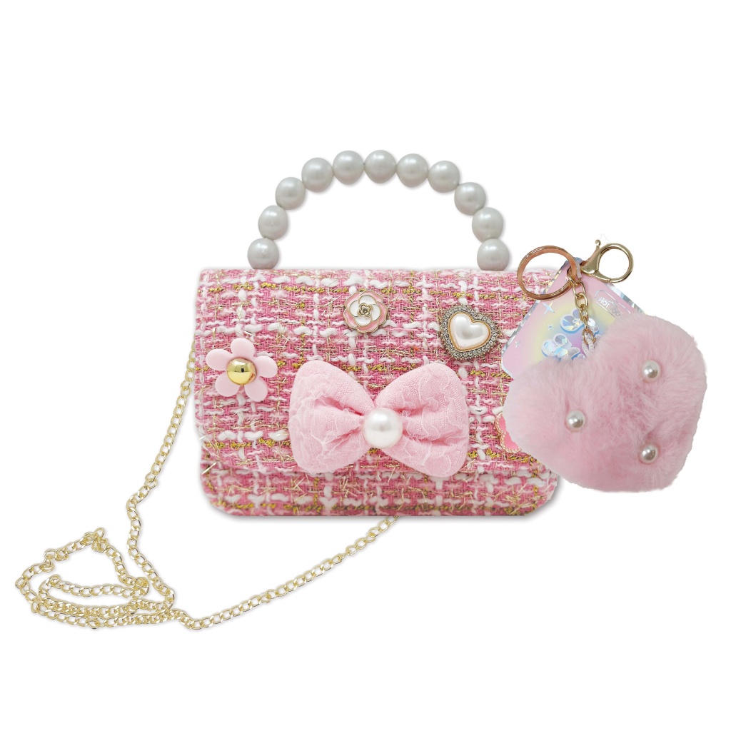 HOT FOCUS TOREBECZKA Z BRELOCZKIEM KOKARDKA