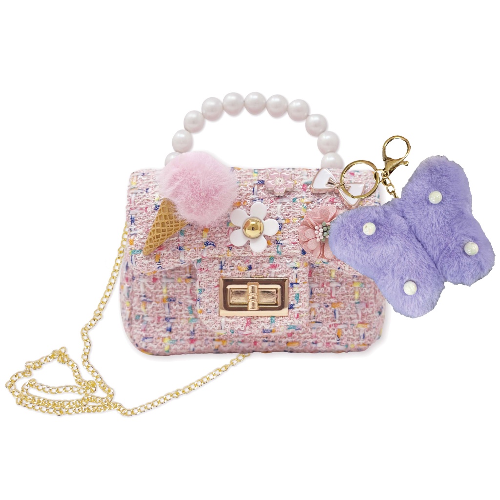 HOT FOCUS TOREBECZKA Z BRELOCZKIEM MOTYLEK