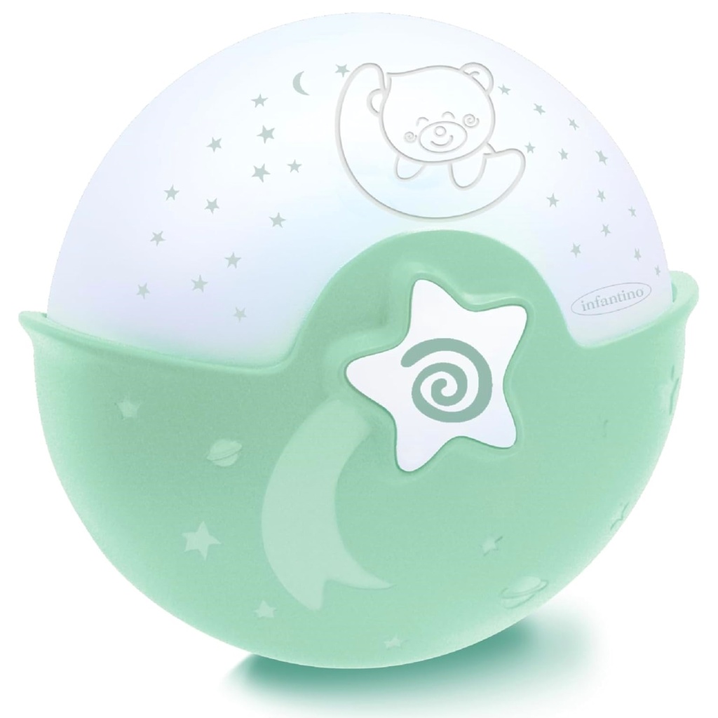 INFANTINO 302048 PROJEKTOR 2W1 ZIELONY