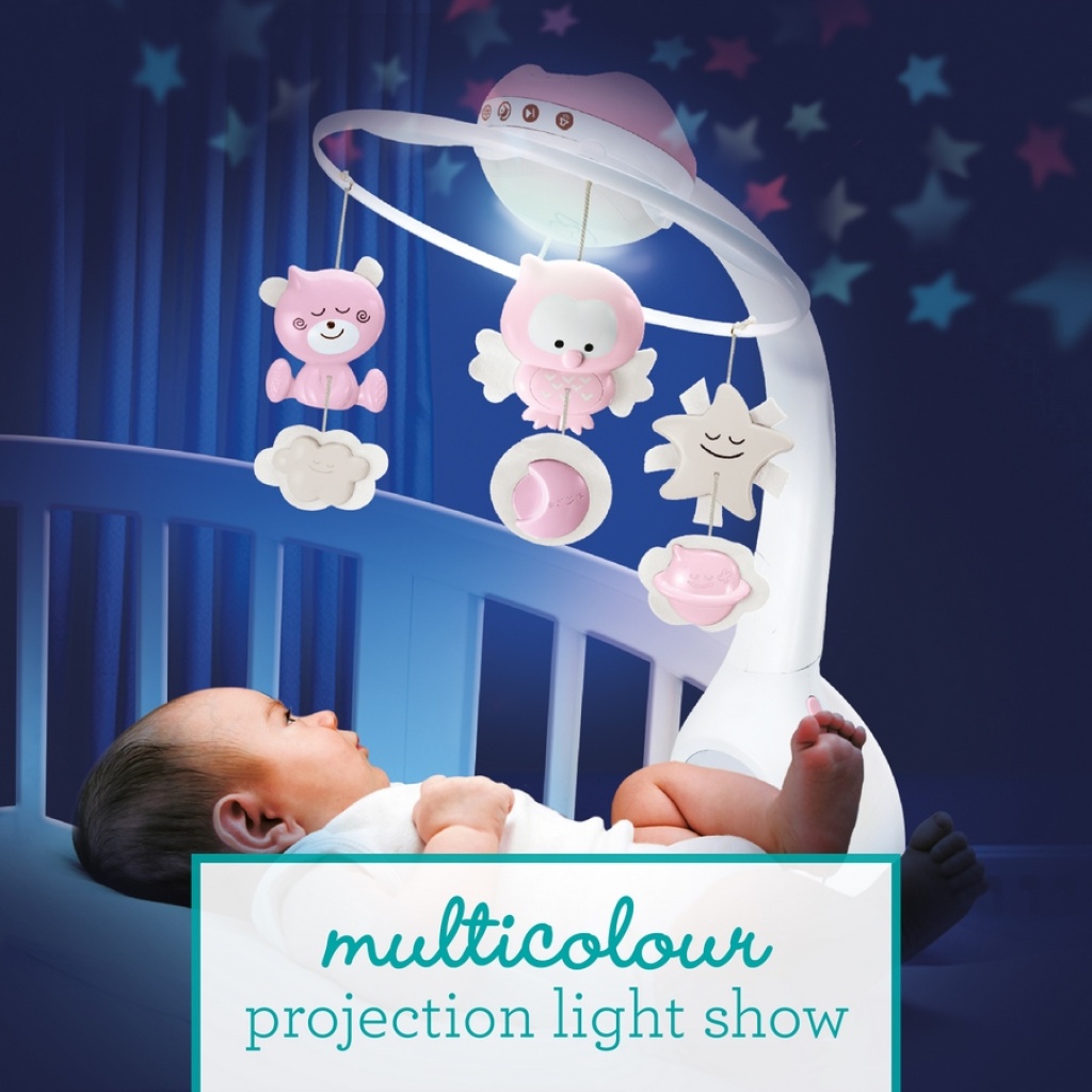 INFANTINO 302050 3W1 MUZYCZNA KARUZELKA PUDR. RÓŻ