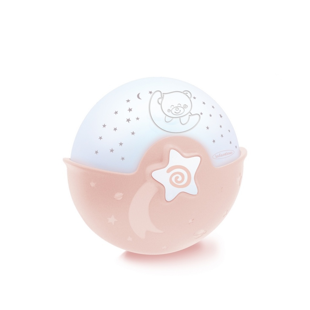 INFANTINO 302051 PROJEKTOR 2W1 PUDROWY RÓŻ
