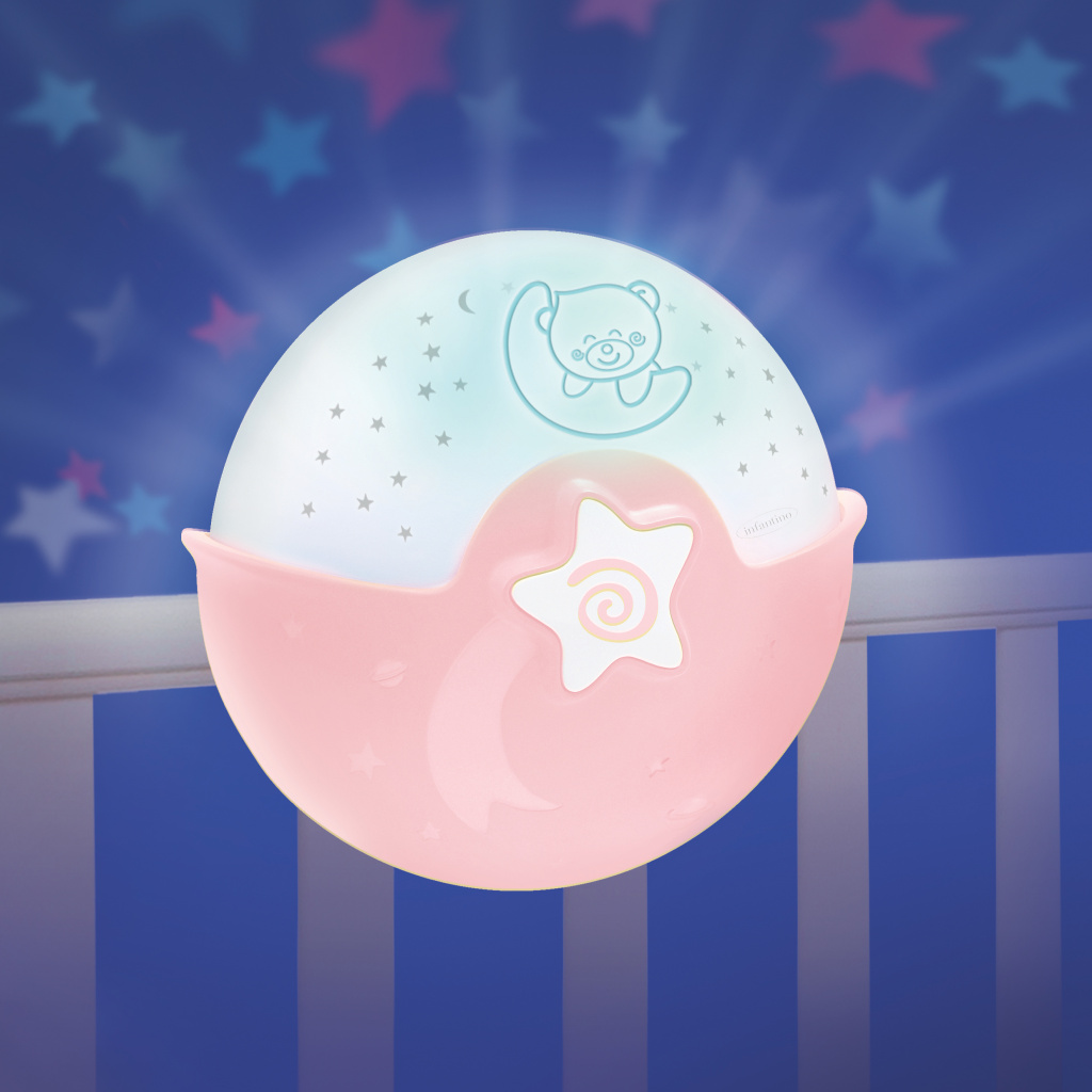 INFANTINO 4908N PROJEKTOR 2W1 RÓŻOWY