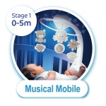 INFANTINO 4915N 3W1 MUZYCZNA KARUZELKA BEŻOWA