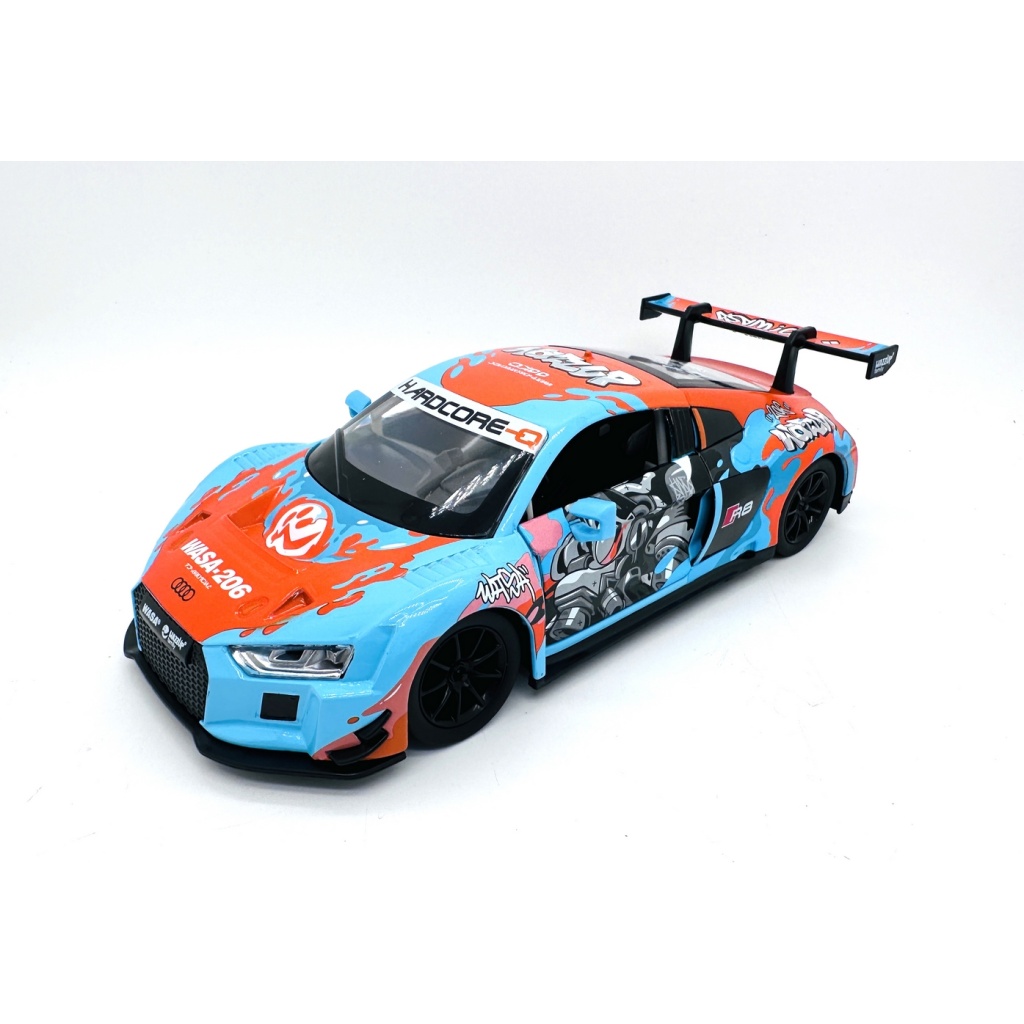MSZ 1/24 AUDI R8 LMS WASA NIEB.(ŚWIATŁO+DŹWIĘK)