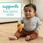 INFANTINO 316732 SILIKONOWY GRYZACZEK RĘKAWICZKA