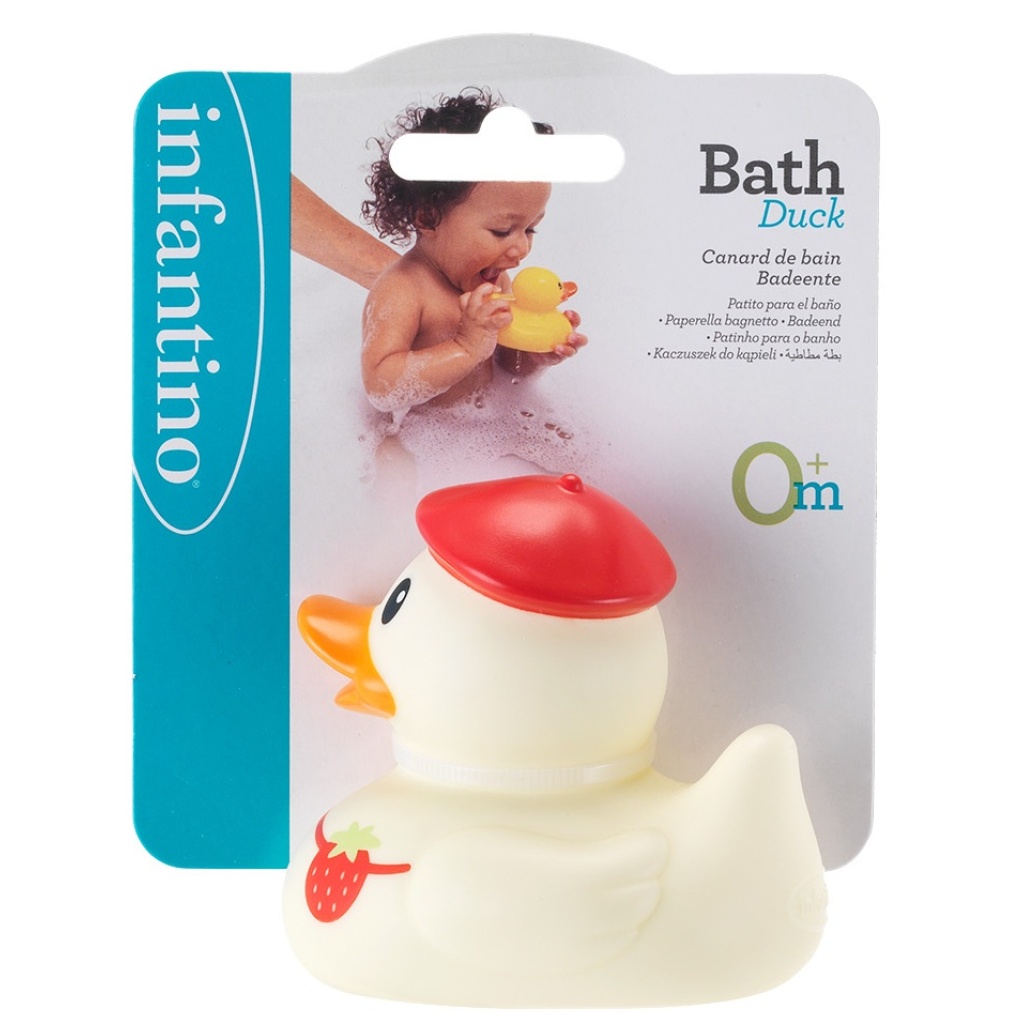 INFANTINO 305343 KACZKA KĄPIELOWA TRUSKAWKA