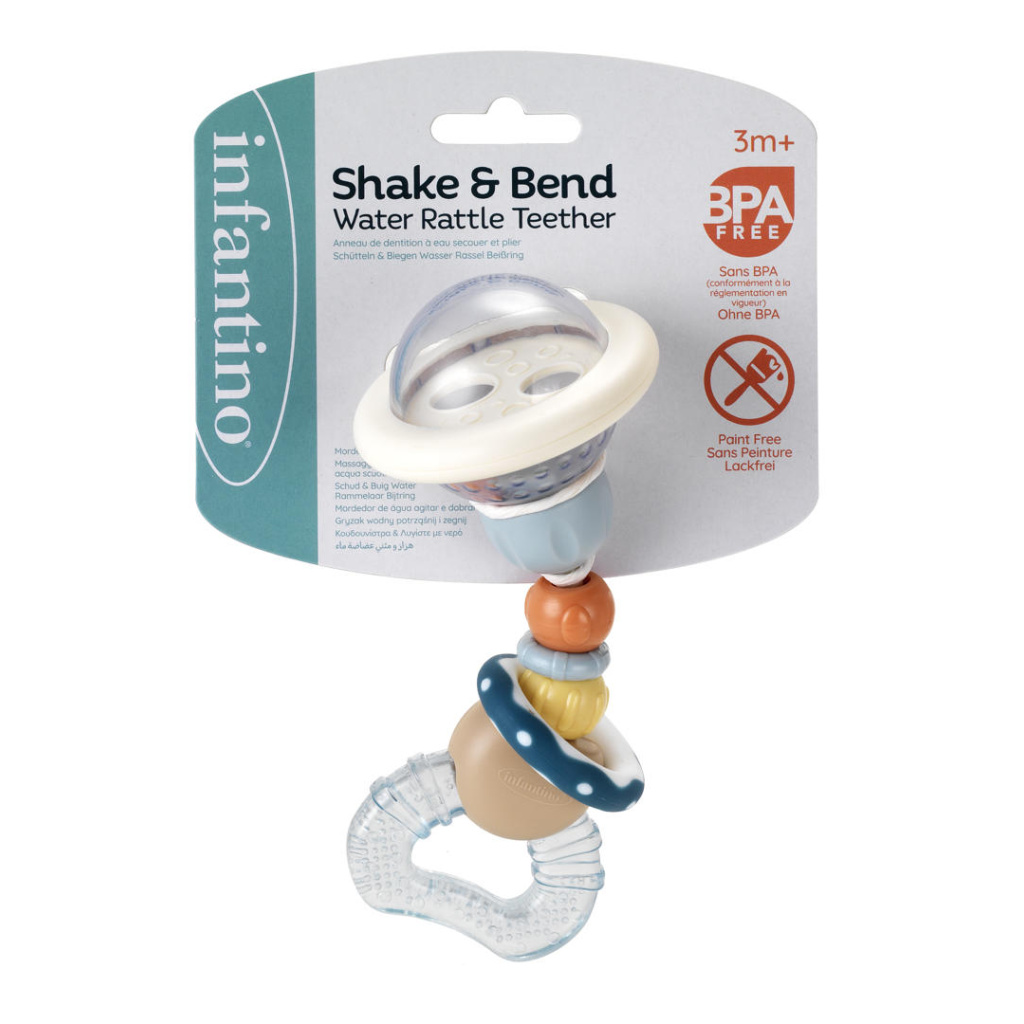 INFANTINO 316822 GIĘTKA GRZECHOTKA Z KOPUŁĄ BEŻ