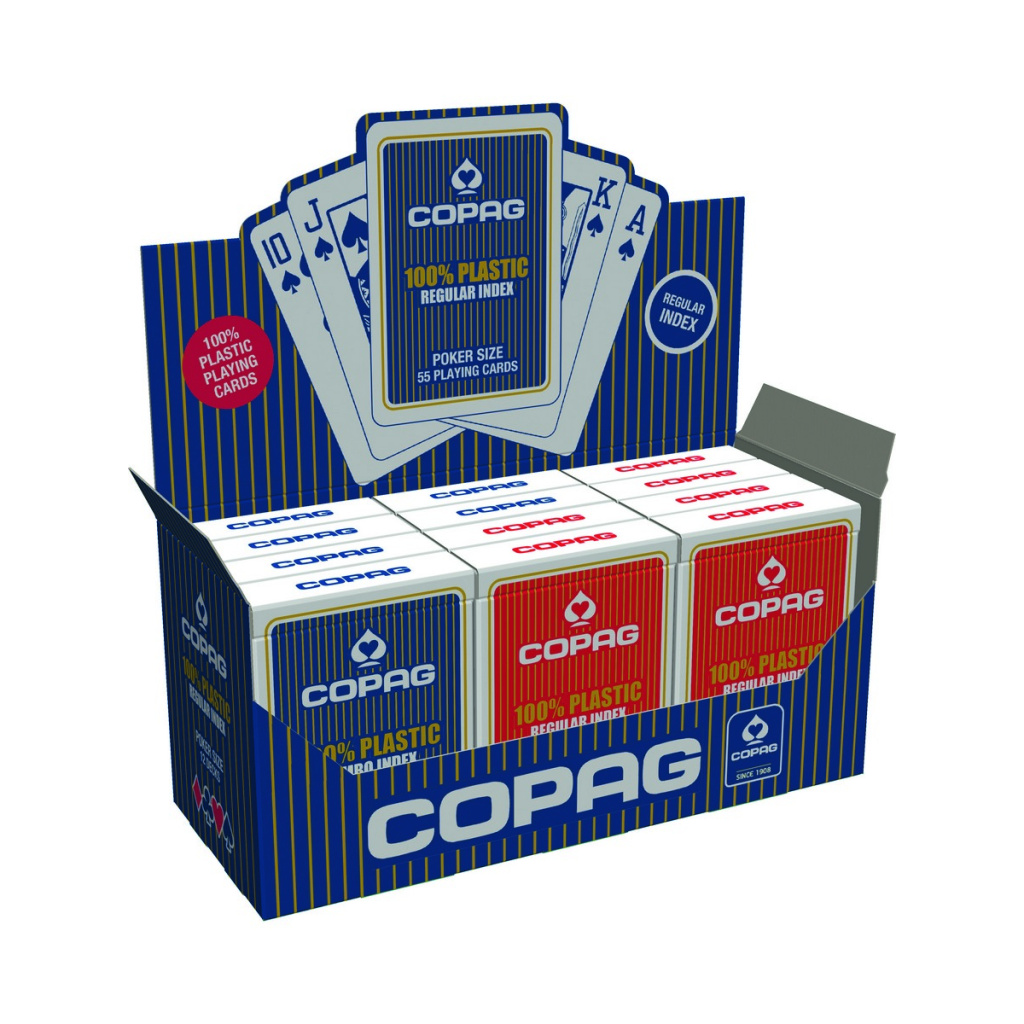 CARTAMUNDI COPAG REGULAR INDEX POKER RED