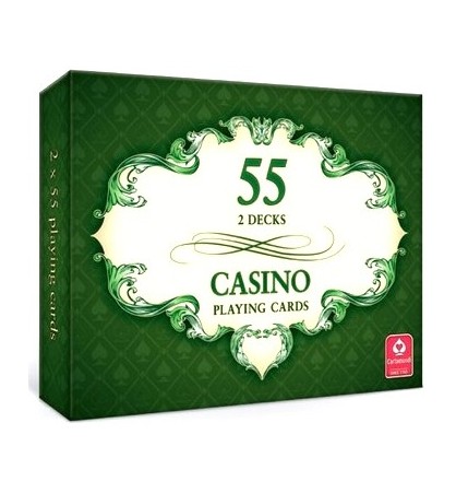 CARTAMUNDI KARTY CASINO 2 X 55 PLAYING CARDS SET CARTAMUNDI KARTY CASINO 2 X 55 PLAYING CARDS SET