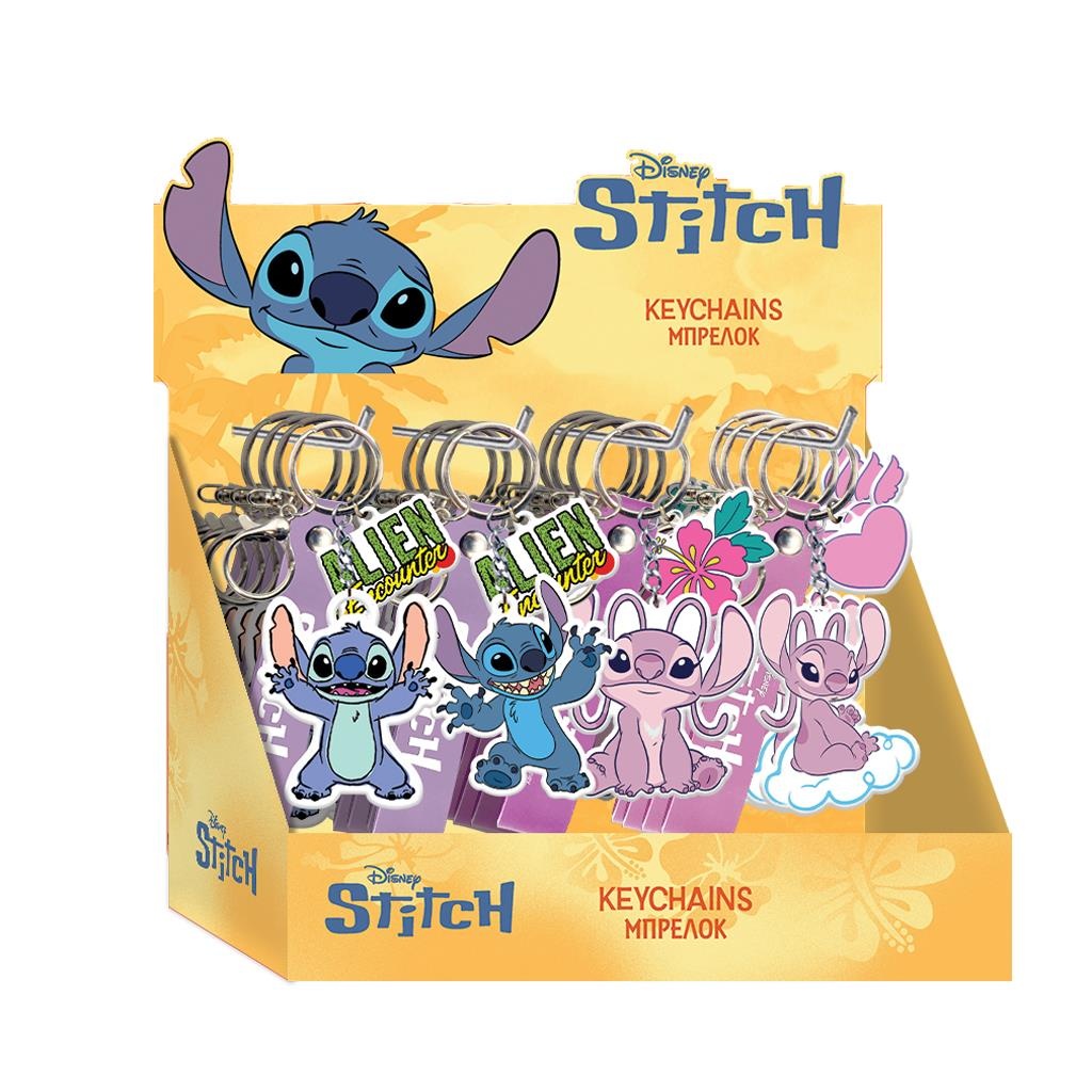 DIAKAKIS (D) BRELOCZEK LILO&STITCH RÓŻ 1 (DISPLAY)