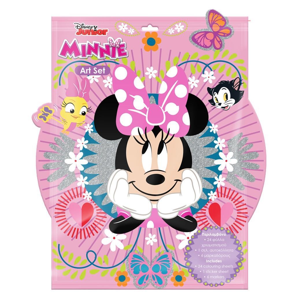 DIAKAKIS KOLOROWANKA Z NAKLEJKAMI MINNIE