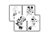 DIAKAKIS KOLOROWANKA Z NAKLEJKAMI MINNIE