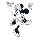DIAKAKIS KOLOROWANKA Z NAKLEJKAMI MINNIE