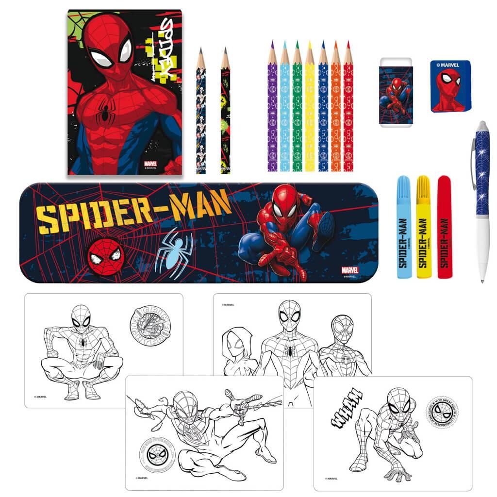 DIAKAKIS KOLOROWANKA Z PIÓRNIKIEM SPIDERMAN