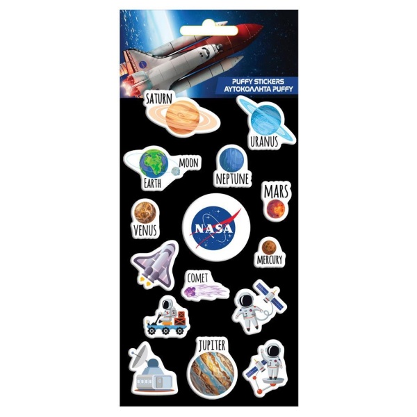 DIAKAKIS NAKLEJKI WYPUKŁE NASA