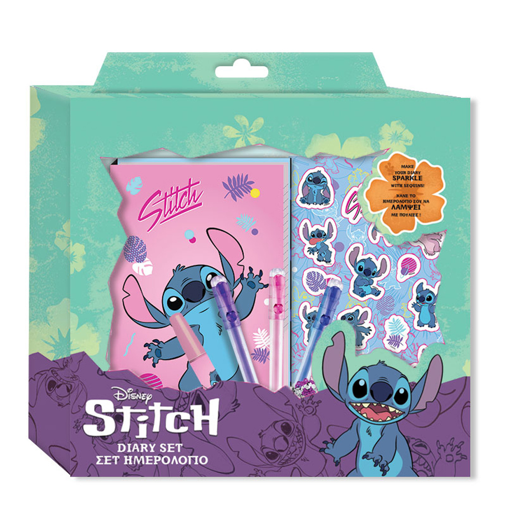 DIAKAKIS PAMIĘTNIK Z CEKINAMI LILO&STITCH
