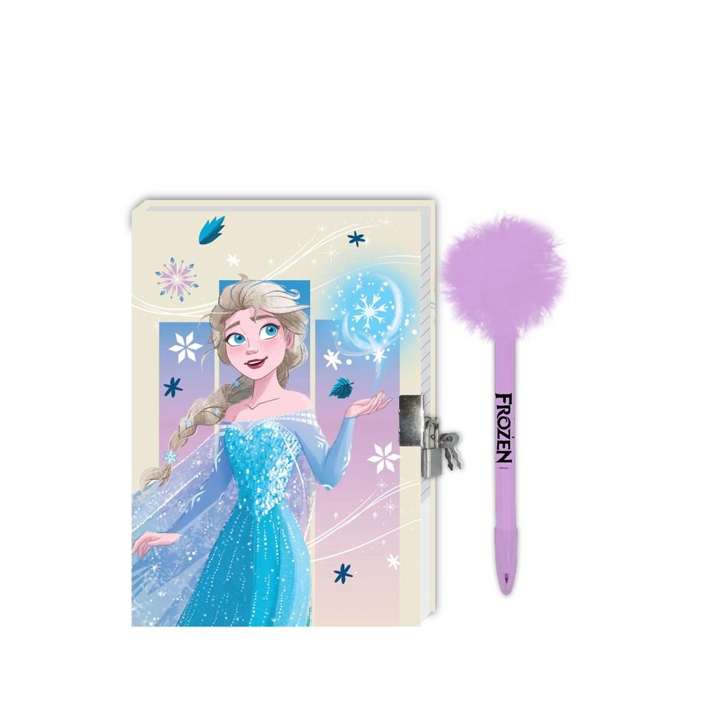 DIAKAKIS PAMIĘTNIK+DŁUGOPIS Z POMPONEM FROZEN II DIAKAKIS PAMIĘTNIK+DŁUGOPIS Z POMPONEM FROZEN II