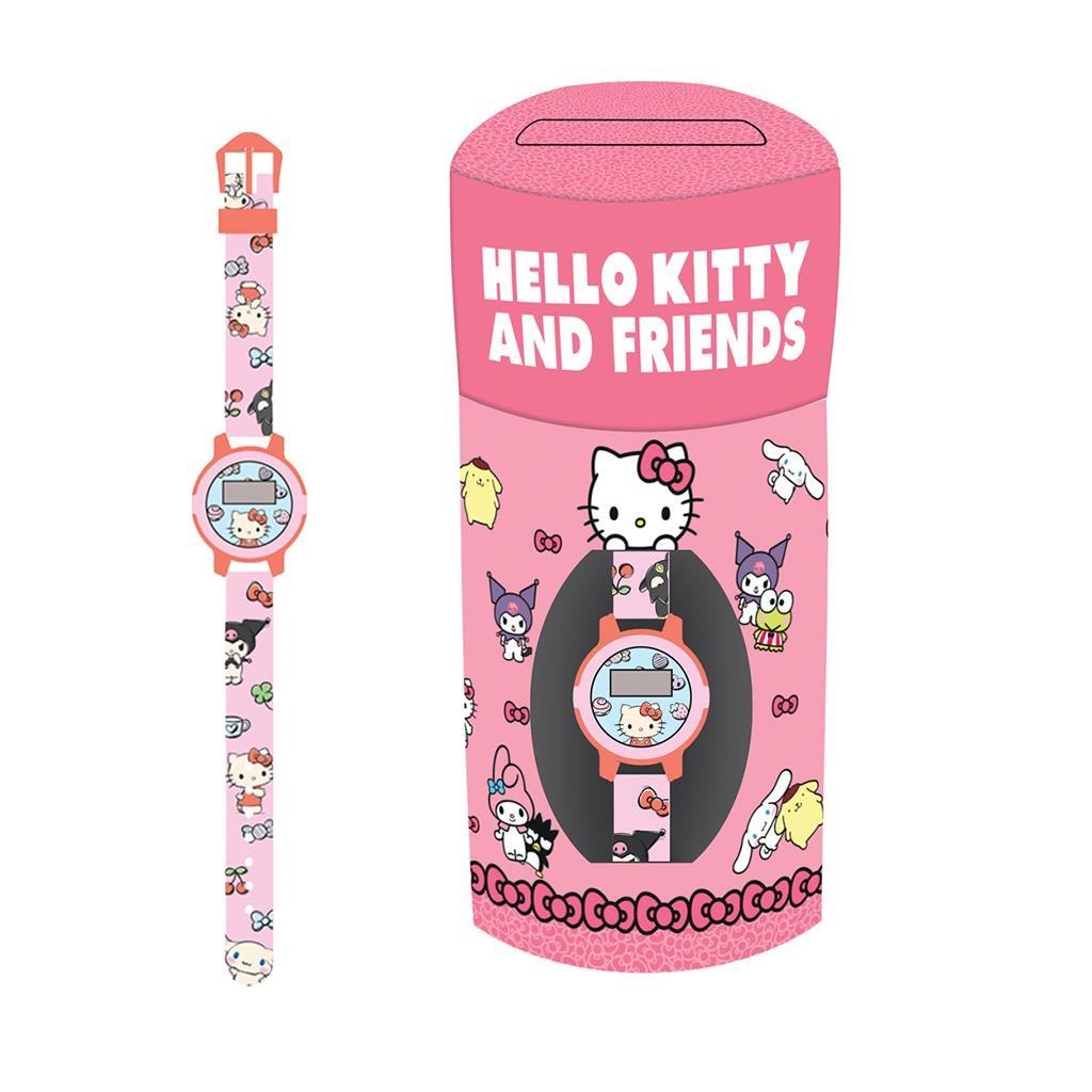 DIAKAKIS SKARBONKA Z ZEGARKIEM HELLO KITTY