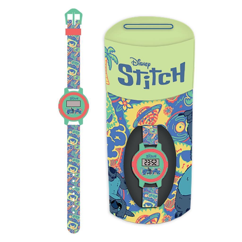 DIAKAKIS SKARBONKA Z ZEGARKIEM LILO&STITCH ZIELONY
