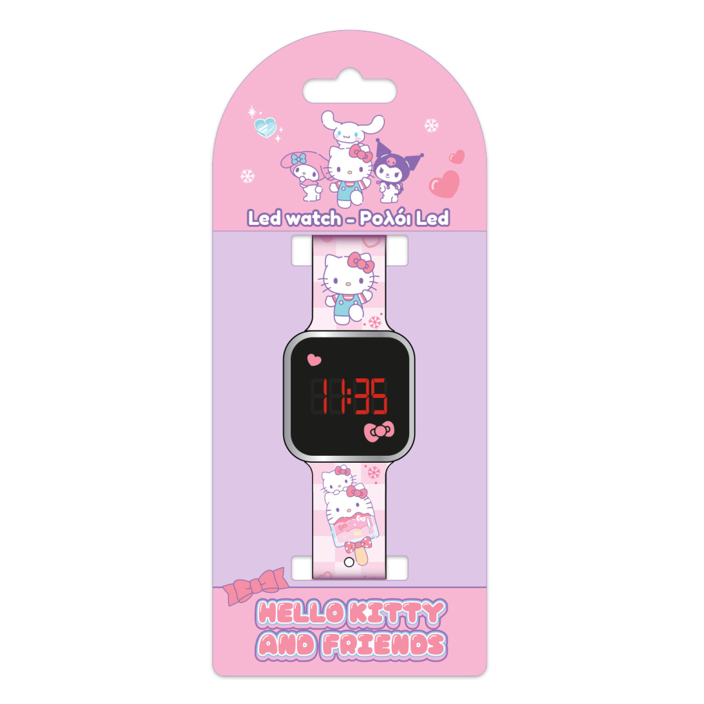DIAKAKIS ZEGAREK CYFROWY LED HELLO KITTY