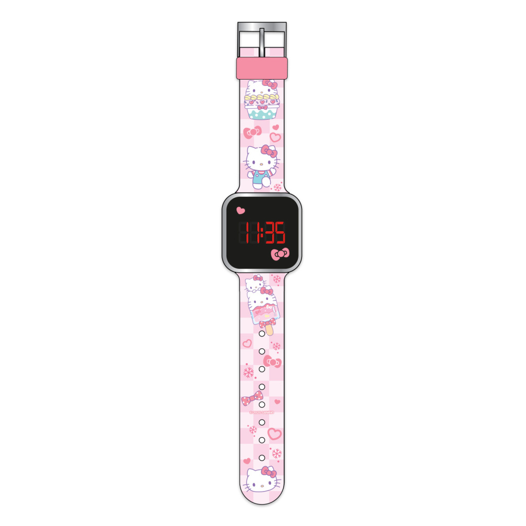 DIAKAKIS ZEGAREK CYFROWY LED HELLO KITTY