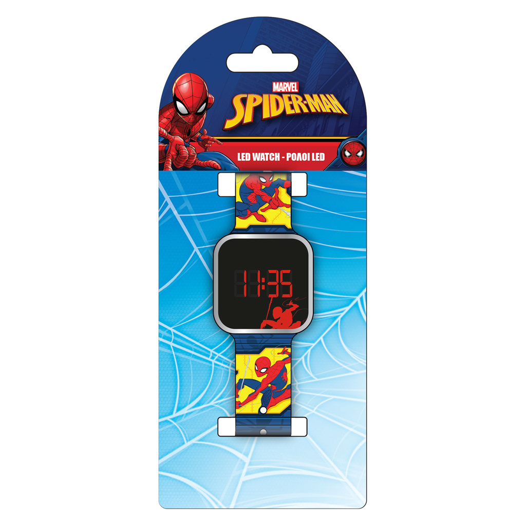 DIAKAKIS ZEGAREK CYFROWY LED SPIDERMAN