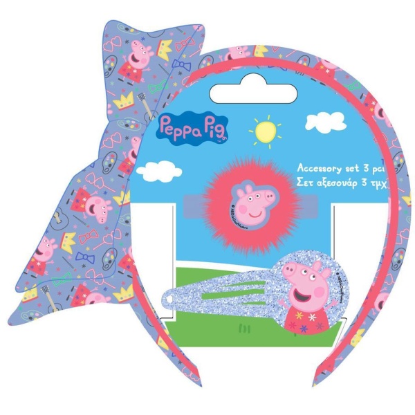 DIAKAKIS ZESTAW DO WŁOSÓW 3 ELEMENTY PEPPA
