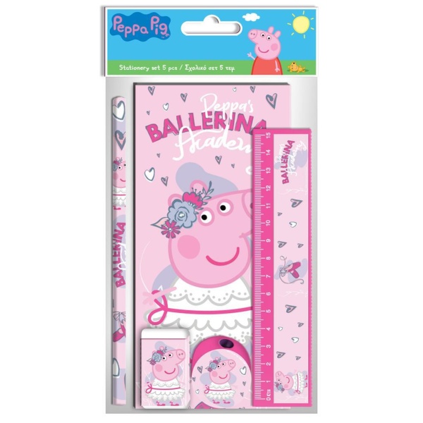 DIAKAKIS ZESTAW PRZYBORÓW SZKOLNYCH PEPPA