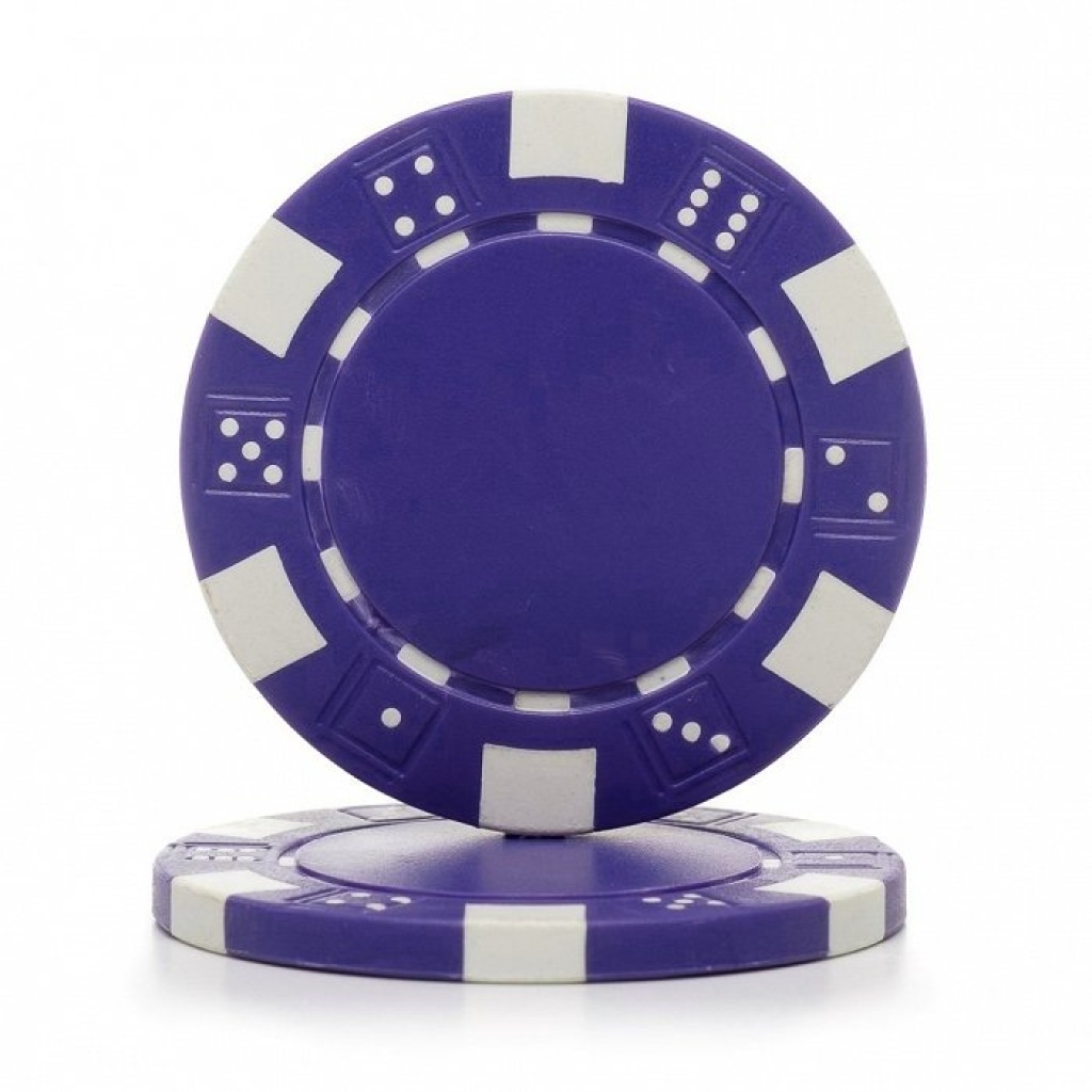 EVERGREEN ŻETON DICE 11,5G FIOLETOWY