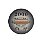 EVERGREEN ŻETON LAS VEGAS CERAMIKA CZARNY / 2000