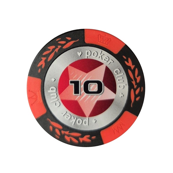 FEIFAN ŻETON POKER CLUB 13,5G CZERWONY / 10